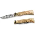Antonini Old Bear M foldekniv, Damascus, olive