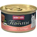Animonda Vom Feinsten Adult 12 x 85 g - Laks + Fjærkre