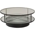 Furniture Fashion Furniture FashionSofabord Falsterbo, Ø 100 cmTransparentSofabordFra Homeroom