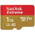 SanDisk Extreme microSDXC Class 10 UHS-I U3 V30 A2 190/130MB/s 1TB