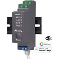 Shelly Pro 2PM DIN-skinne 2-kanals relé, WiFi/LAN (strømmåling)