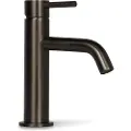 BLUE LABEL Etgrebs håndvaskarmatur uden bundventil - kold start funktion & 3/8 tilslutningsslanger - gun metal