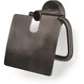 BLUE LABEL Toiletrulleholder med låg - gun metal