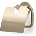 BLUE LABEL Toiletrulleholder med låg - børstet guld