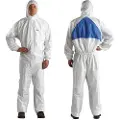 3M 4540+L, Blå, Hvit, L, Strålingsbestandig, Sprutsikker, EN 1149-5 - Electrostatic Properties,? EN 1073-2 Particulate Radioactive Contamination,? EN..., Spunbond Meltblown Spunbond (SMS)