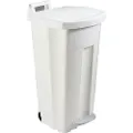 Rossignol Affaldsspand Rossignol, 90 L, med pedal, hvid