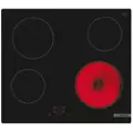 Bosch Serie | 4 PKE61RBA2E - Keramisk komfyrtopp - 4 plater - Nisje - bredde: 56 cm - dybde: 49 cm - uten ramme - svart