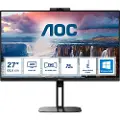 AOC V5 Q27V5CW/BK, 68,6 cm (27), 2560 x 1440 piksler, Quad HD, LED, 1 ms, Sort