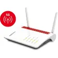 AVM FRITZ!Box 6850 5G - Trådløs ruter - WWAN 4-portssvitsj - 1GbE - Wi-Fi 5 - Dobbeltbånd - 3G, 4G, 5G - VoIP-telefonadapter
