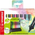 Stabilo GREEN BOSS, 8 stykker, Flerfarget, Konisk tupp, Flerfarget, Plast, 2 mm