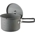 Esbit Cookset with alcohol burner, Krukke, Aluminium, 1,5 l, Aluminium, Sort, Aluminium, 15,4 cm