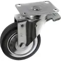 Toolcraft TO-5137929, Svart, Krom, 80 kg, Gummi, 1 stykker, 10 cm