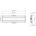 Vogel's Professional PFB 3405 - Monteringskomponent (grensesnittsstang) - for LCD-skjerm - aluminium - sølv - for Professional PFS 33XX, PUC 10XX, PUC 25XX