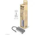 Club 3D - USB / DVI-kabel - dobbeltlenke - 24 pin USB-C (hann) til DVI-D (hunn) - USB 3.2 Gen 1 - 24.5 cm - tommelklips, 4K-støtte