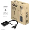 Club 3D - DisplayPort / DVI-adapter - dobbeltlenke - USB (kun strøm), DisplayPort (hann) til DVI-D (hunn) - DisplayPort 1.2a - 60 cm - USB-strøm, aktiv