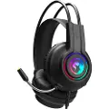 MARVO HG8935, Koblet med ledninger (ikke trådløs), Spilling, 20 - 20000 Hz, Hodesett, Sort