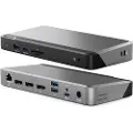 Alogic DX3 - Dokkingstasjon - USB-C - 3 x DP - GigE - 135 watt