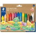 Staedtler Noris junior 224 - Fargeblyant - voks - assorterte farger (en pakke 12)