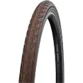 Schwalbe Delta cruiser plus, 28, Bybruk/eventyr, Tubeless Ready, Folding bead, Sort, Brun, Krem, 50 - 85 psi
