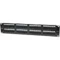 Intellinet Patch Panel, Cat5e, UTP, 48-Port, 2U, Black - Koblingspanel - CAT 5e - UTP - RJ-45 - svart - 2U - 19