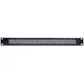 Inter-Tech PINHOLE APERTURE - Blindplate - RAL 9005 - 1U - 19