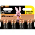 Duracell Plus 100, Engangsbatteri, AA, Alkalinsk, 1,5 V, 8 stykker, Flerfarget