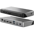 Alogic MX3 TripleDisplay - Dokkingstasjon - USB-C - 3 x DP++ - GigE - 135 Watt