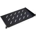 Extralink - Rack-hylle - svart - 1U - 19