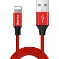 Baseus Yiven USB 2.0 / Lightning Kabel - 1.8m - Rød