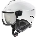 Uvex Instinct Visor, Skihjelm med Visir, White/Black Matt