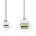 Nedis Gull 8-pinners Lightning Til Usb-a Hannkabel 48 Mbps Pvc-belagt 3 M