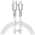 Baseus USB-C-kabel for Lightning Cafule, PD, 20W, 1m (hvit)