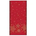 Papstar 88658, Rektangulær, Rød, Cellulose, Bordduk, Christmas pattern, 180 x 120 cm
