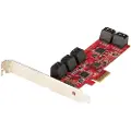 StarTech.com 10-porters Pcie Til Sata-adapter