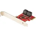 StarTech.com 4-porters Pcie Til Sata-adapter