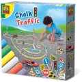 SES Creative Playground chalk traffic, Flerfarget, 3 år, 12 år, Gutt/Jente, Fotoark kartong, Barn