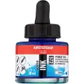 Royal Talens Artequipment Amsterdam Acrylic Ink Bottle Primary Cyan 572