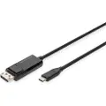 Digitus Ak-300334-020-s Displayport Til Usb-c-kabel 2 M
