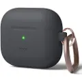 Elago - Eske for ladeboks for tådløse ørepropper - premiesilikon - mørk grå - for Apple AirPods (3. generasjon)