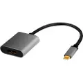 Logilink CUA0102, USB 3.2 Gen1 Type-C, DisplayPort, 0,15 m, Sort