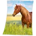 Herding Heste Fleece tæppe - 130 x 160 cm