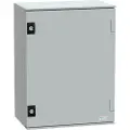 Schneider Electric - Skap - IP66, polyester, 430 x 330 x 200 mm (HxWxD) - veggmonterbar - grå, RAL 7035