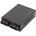 Digitus Professional DN-82024 - Medieomformer - 100Mb LAN - 100Base-FX - SC flermodus / SC-enkeltmodus - opp til 20 km - 1310 nm