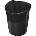 Cep Papirkurv, Cep Ellypse GreenSpirit af genbrugsplast, 15 L, sort