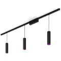 Signify Hue Perifo Ceiling Pendant - 3 Cylinders - Black