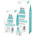 Brit Care Mini Light & Sterilised, Mini (5 - 10kg), Kanin, Laks, 2 kg
