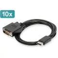 Digitus Ak-990900-020-s Displayport Til Dvi-kabel 2 M