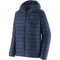 Patagonia Down Sweater Hoody Jakke blå