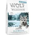 Wolf of Wilderness Free Range hundefôr: Velg mellom tørrfôr eller våtfôr - JUNIOR Blue River - Frittgående kylling & Laks (Tørrfôr, 1 kg)