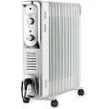Fakir RF-11 Turbo Plus - Oljeradiator - mobil, frittstående - 2900 W - perlegrå